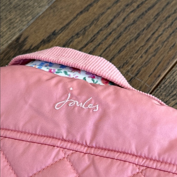 Joules Coral Quilted Kids Puffer Coat 3-6 months baby newborn NWT - Picture 10 of 11